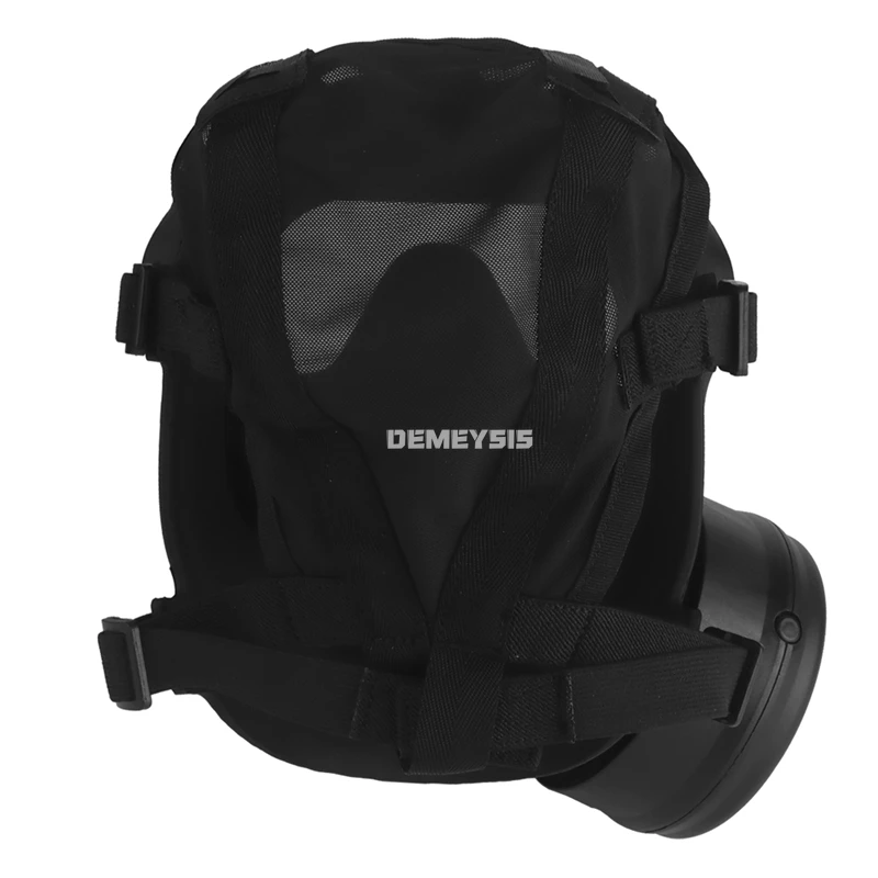 Máscara protectora táctica de Paintball de cara completa con filtro de ventilador M53 máscara de Gas y polvo modelo simulado refrigeración CS juego juguete Airsoft Cosplay - imagen 4