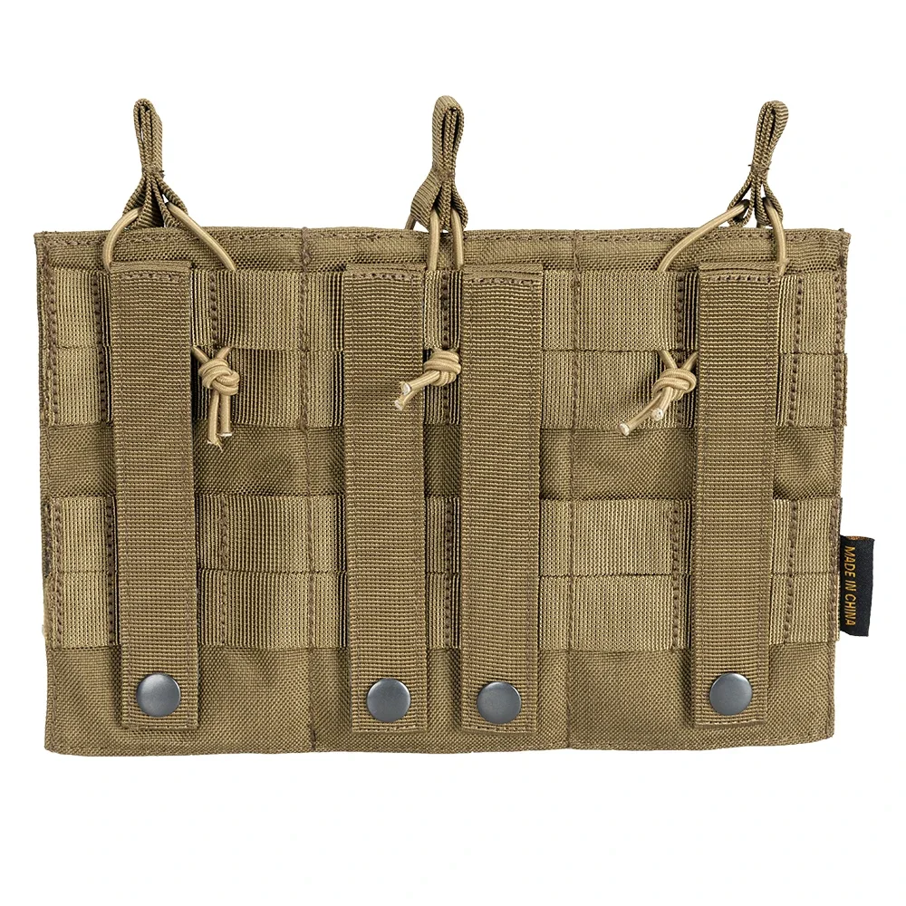 EXCELENTE ELITE SPANKER táctico AK M4 Triple bolsa para revistas bolsa abierta para revistas juego de guerra Paintball tiro bolsas volquete - imagen 5