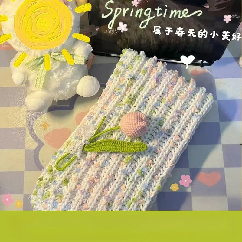 Bufanda de azúcar de arcoíris degradado, hilo de bola de lana, Mohair, punto de frijol colorido, hilo para pastel, manualidades de ganchillo para tejer, bolsa de suéter - imagen 4