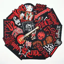 Parches Rock bordados – Pack para chaleco o chaqueta táctica
