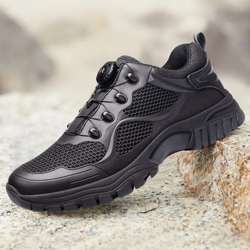 Zapatos de senderismo transpirables para hombre, zapatos de escalada para deportes al aire libre, zapatos de Trekking ligeros, zapatillas informales, botas de turismo, zapatos para caminar - imagen 3
