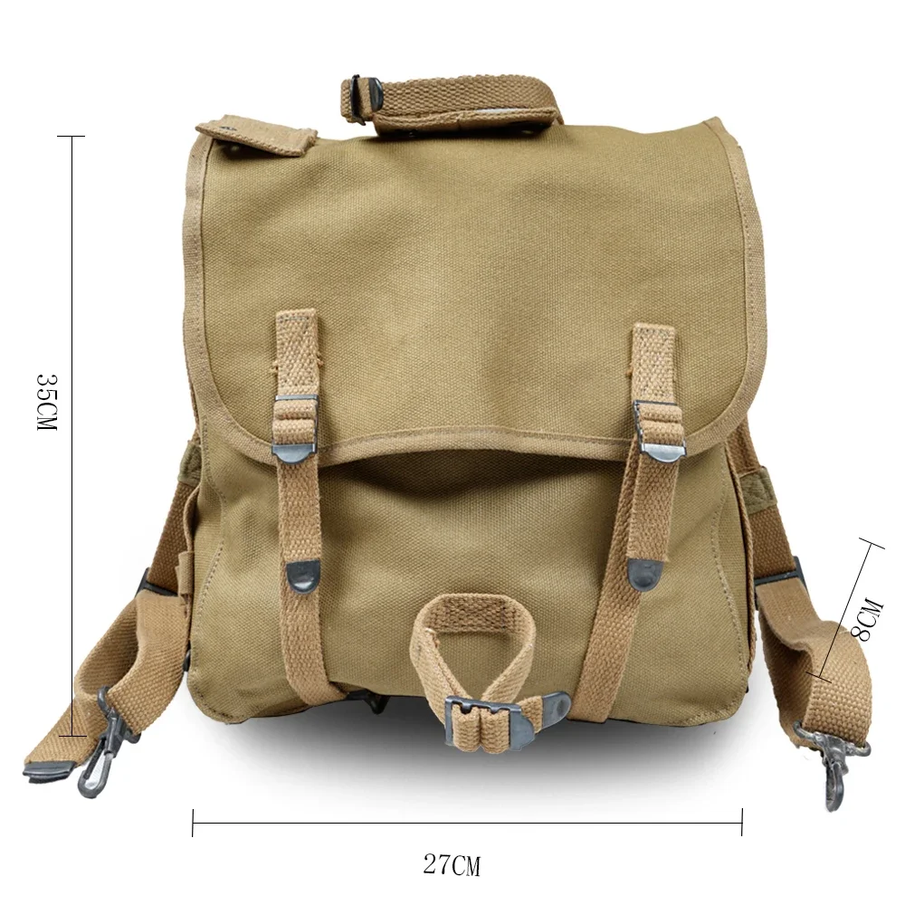 Mochila táctica de soldado americano WW2 M1941, Kit de Camping, paquete de almacenamiento de gran capacidad, mochila M41 - imagen 3
