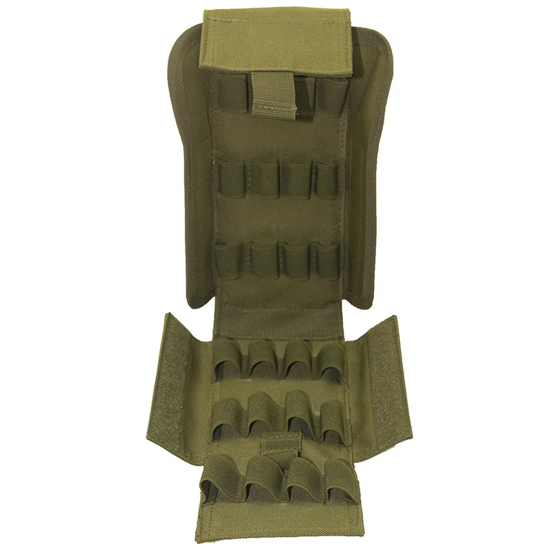 Molle de combate táctico, 25, redondo, 12GA, calibre 12, munición, cargador, bolsas militares, cinturón de cadera, bolsa, BILLETERA, accesorios - imagen 4