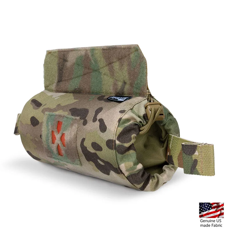 Bolsa médica táctica para el pecho, rollo de 1 bolsa médica para Trauma, IFAK, Kit de primeros auxilios, Camuflaje TP8507 - imagen 4