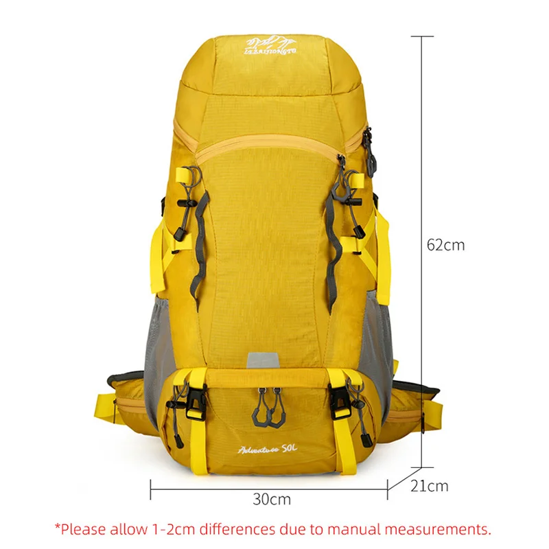 Mochila táctica impermeable 50L – Outdoor montaña senderismo resistente agua - imagen 5