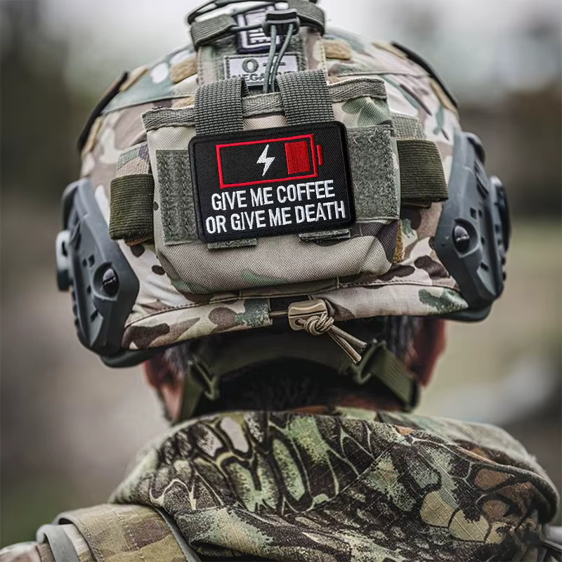 Parche militar batería baja con gancho y bucle para mochila - imagen 5