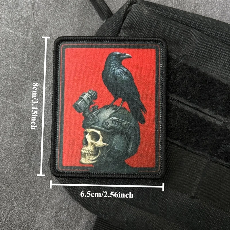 Parche táctico impreso con velcro gancho y bucle para mochila - imagen 5