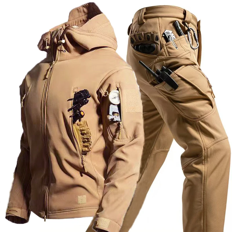 Khaki Jacket X9 Suit