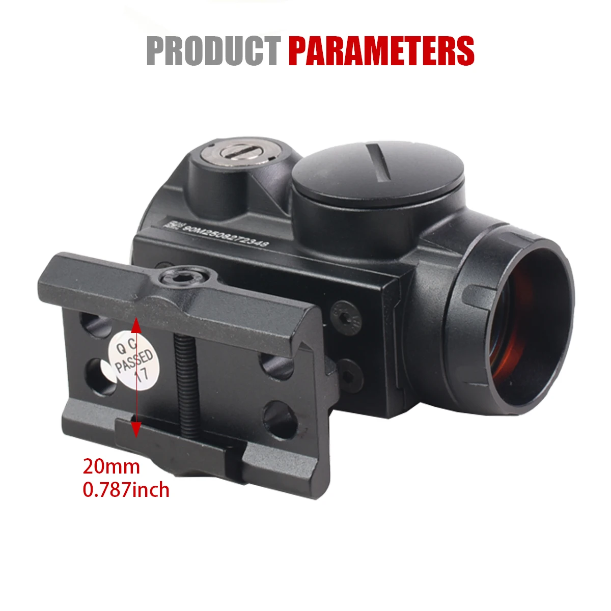 R5 GEN II Óptica holográfica punto rojo para caza y airsoft compacta - imagen 5