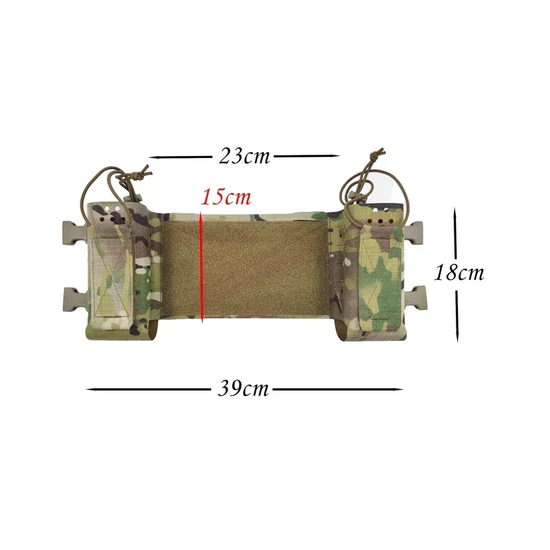 Bolsa de Radio Airsoft táctica MK4 D3CRM, aparejo de pecho, portador de placa, soporte de Radio, chaleco de caza, bolsa lateral para revista, equipo expansor - imagen 4