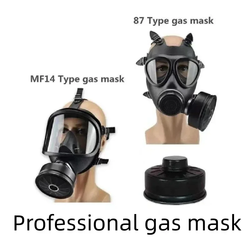 Respirador químico profesional, máscara de Gas clásica autocebante, máscaras faciales completas, filtro de estimulación, protección contra la contaminación nuclear - imagen 2