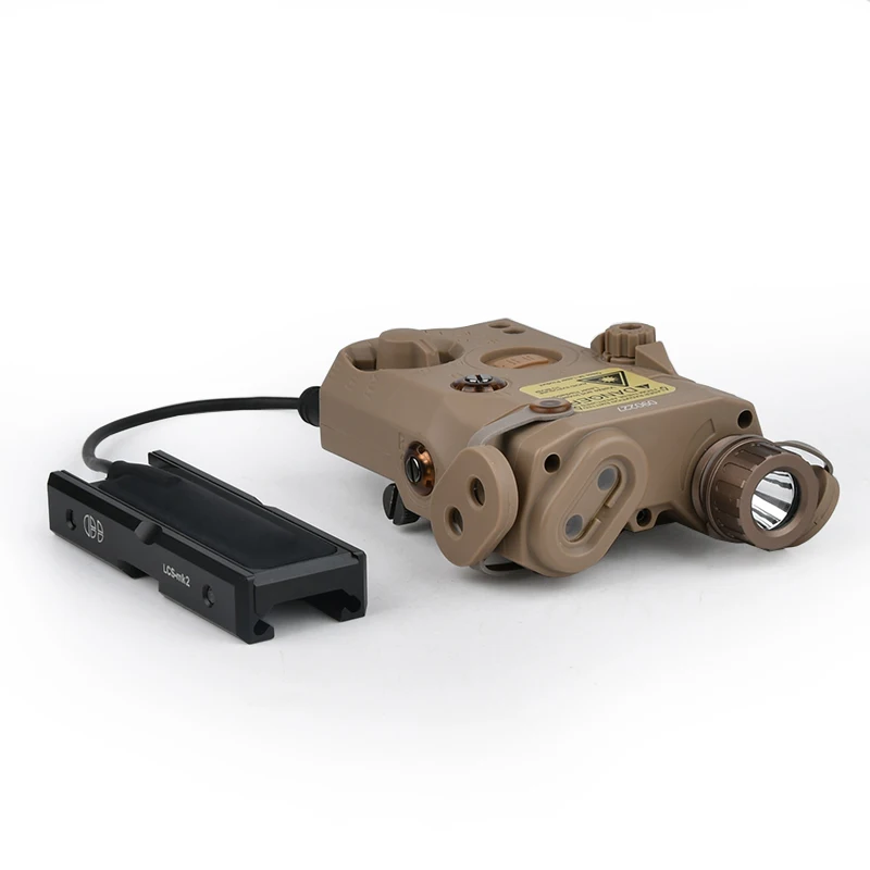 Luz de relleno IR táctica Wadsn, punto rojo, verde, azul, PEQ15, láser, Airsoft, PEQ, estroboscópico, LED blanco, interruptor de luz de explorador de caza, montaje fijo - imagen 4