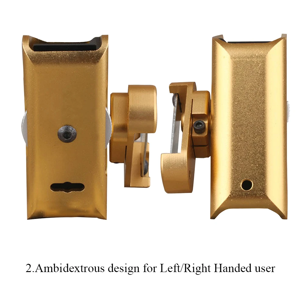 Bolsa de aluminio para cargador IPSC para Glock Gold Airsoft con rotación de 360 grados BD6280C CNC-B - imagen 2