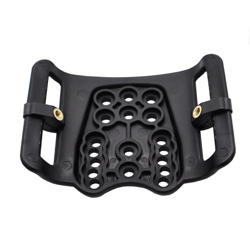 Funda táctica para cinturón, adaptador con múltiples agujeros para cinturón, compatible con Kydex Holsters, adaptador de tracción rápida, accesorios de caza - imagen 2