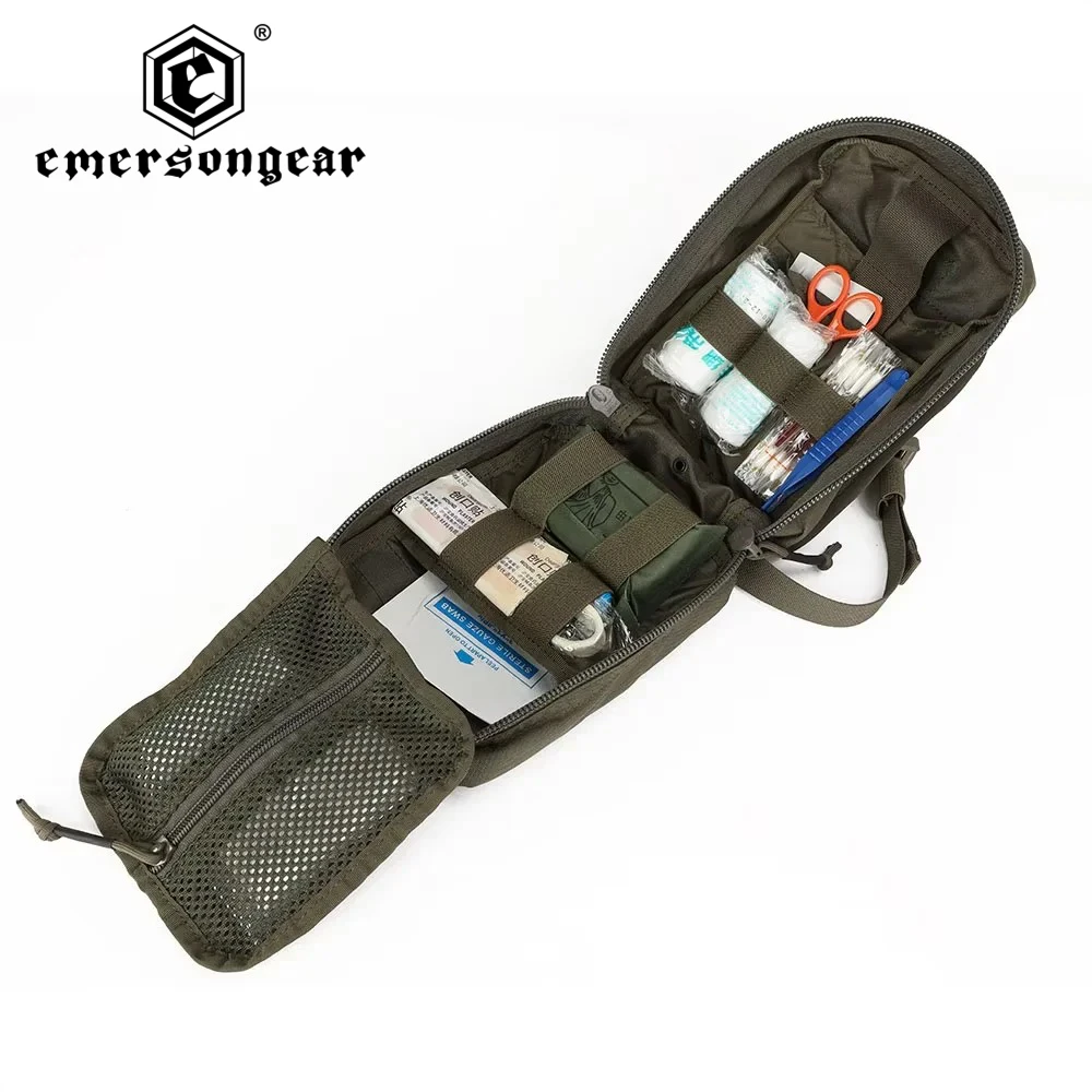 Emersongear, botiquín de primeros auxilios médico, bolsa Molle para senderismo, caza, supervivencia, emergencia, bolsillo de cintura de nailon EM9606 - imagen 4