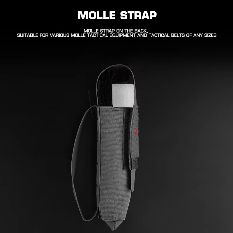 Soporte de torniquete Knight, bolsa de torniquete MOLLE para cinturón o chaleco CS, accesorios de caza - imagen 4