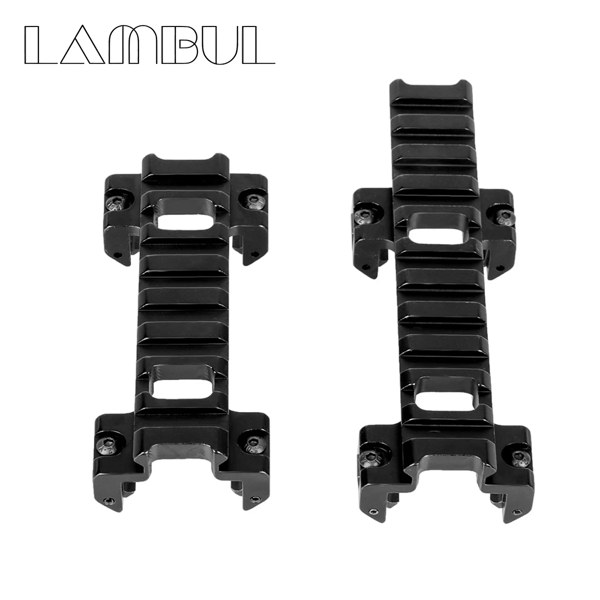 Soporte de extensión de riel táctico HK MP5/MP5K, Base de montaje de riel MP5 de aluminio CNC, adaptador de riel de cola de milano de alcance Picatinny de 90/120mm - imagen 3