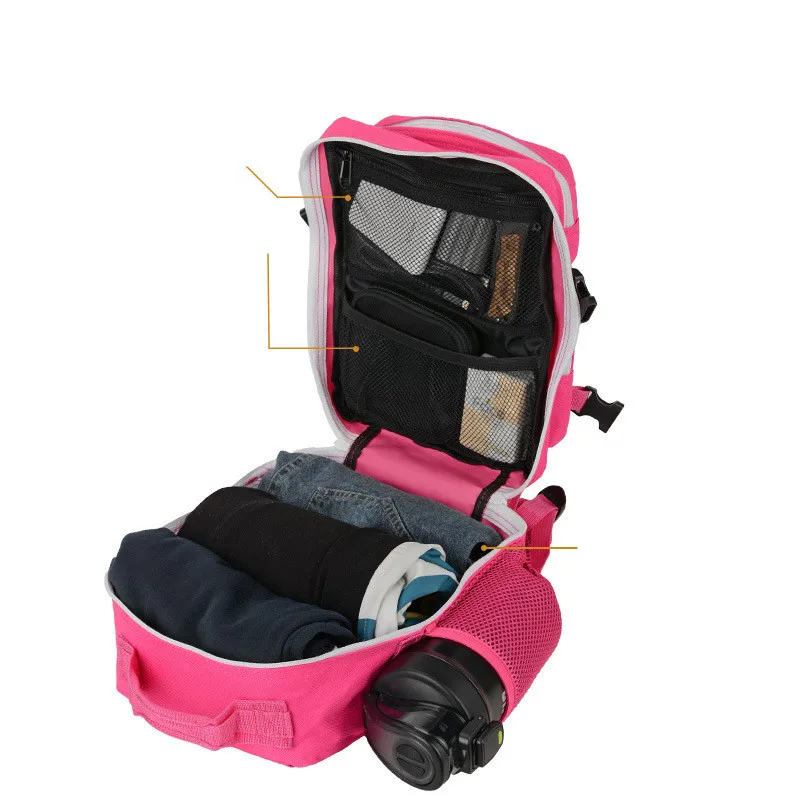 Nueva mochila de senderismo impermeable al aire libre tamaño pequeño gran volumen ligero moda ocio bolsa viaje Fitness bolsa de ordenador diaria - imagen 3