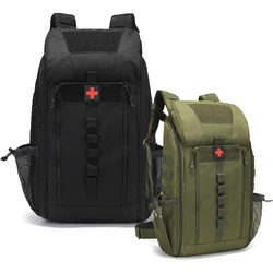 Mochila médica táctica de gran capacidad para acampar al aire libre, montañismo, bolsa de emergencia, bolsa de almacenamiento multifuncional