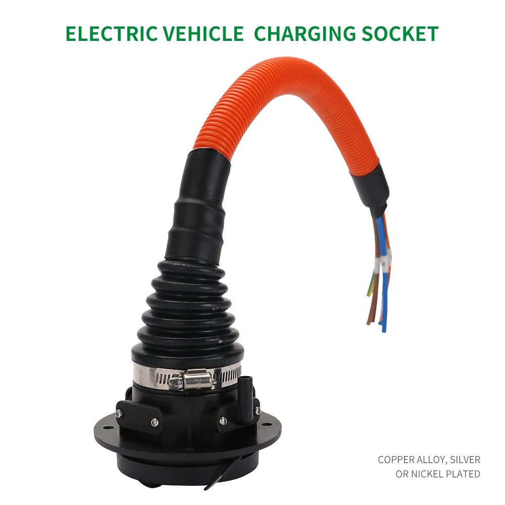 Enchufe de carga de extremo de coche tipo 2, vehículo eléctrico, extremo de coche macho de 7 orificios, IEC62196 - imagen 5