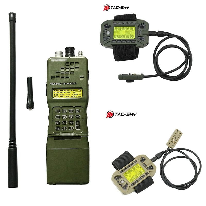 Accesorios para walkie-talkies modelo ficticio TAC-SKY PRC152 KDU, radio táctica AN/PRC152A (incluida la base Kenwood de 6 pines) - imagen 2