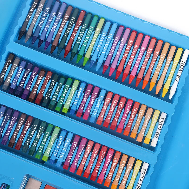 Juego de dibujo artístico para niños, 208 Uds., lápiz de colores, bolígrafos de acuarela con tablero de dibujo, juguetes educativos, regalo, arte de pintura al agua - imagen 5