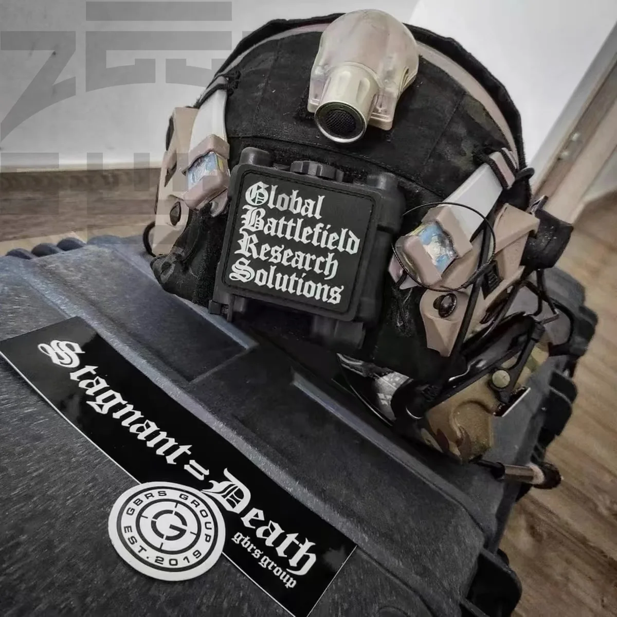 Insignia de moral de PVC con gancho y bucle, brazalete luminoso, grupo GBRS, mochila táctica, pegatina, casco, decoración de tela 3D - imagen 3