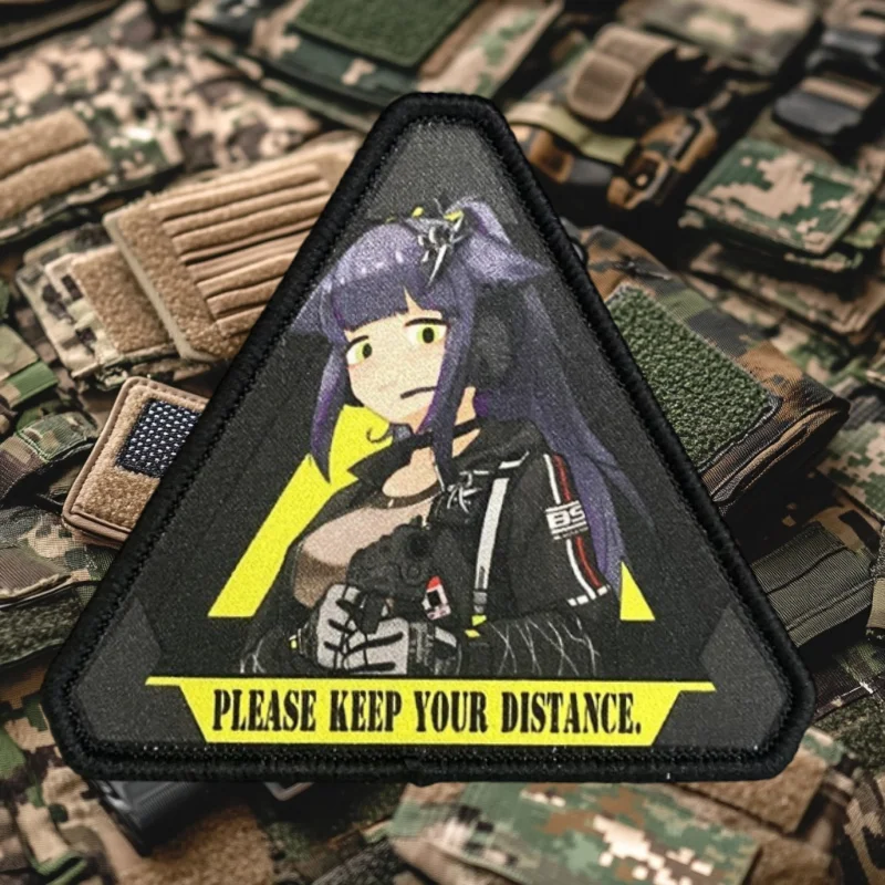 Parche táctico de Arknights, insignia de moral militar de Anime, mochila con gancho y bucle estampado, pegatina decorativa para ropa, brazalete - imagen 5