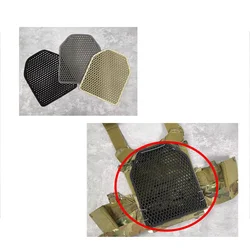 Chalecos tácticos de caza, tablero de juego de Paintball, forro acolchado, almohadilla de disipación de calor transpirable, 2 unids/set