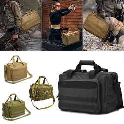 Bolsa de almacenamiento de rango táctico, bolsa de rango de pistola, sistema Molle de lujo, funda de nailon para deportes al aire libre, bolsas de lona para rango de tiro de pistola