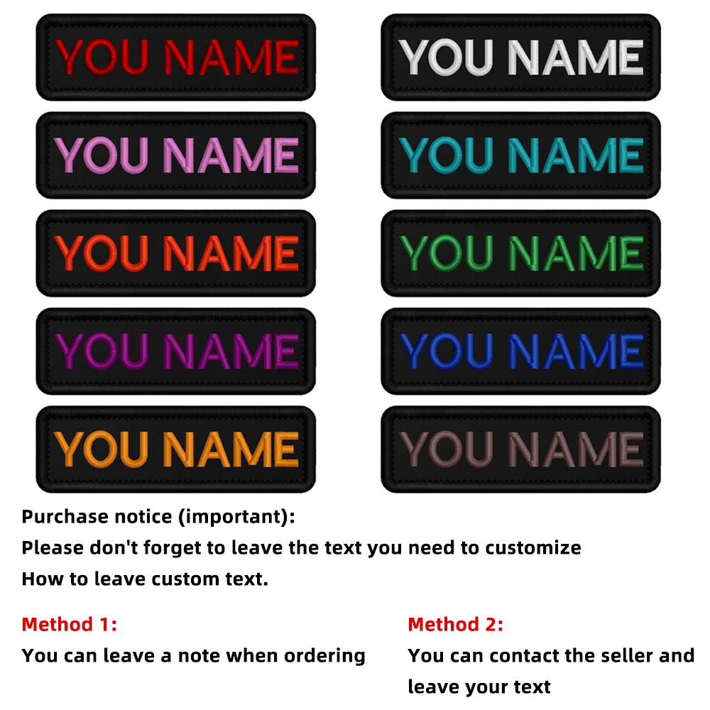 Parche táctico nombre hebreo personalizado – Sistema gancho de Attach - imagen 3