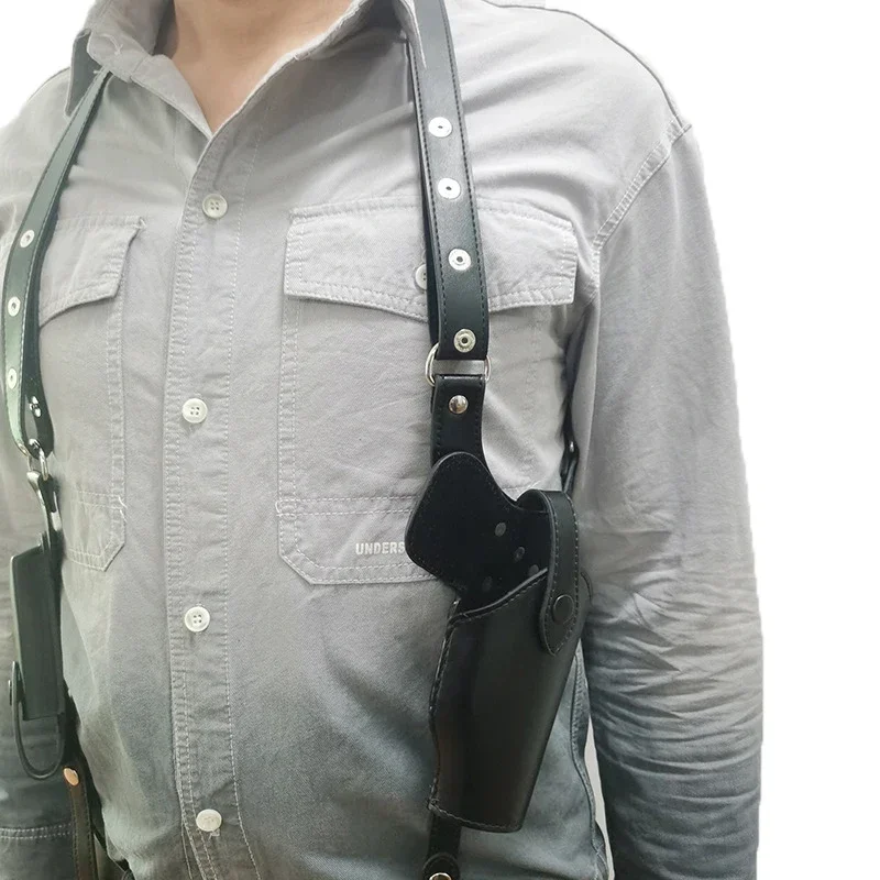 Funda axila cuero compatible Beretta 92 Colt 1911 - imagen 3