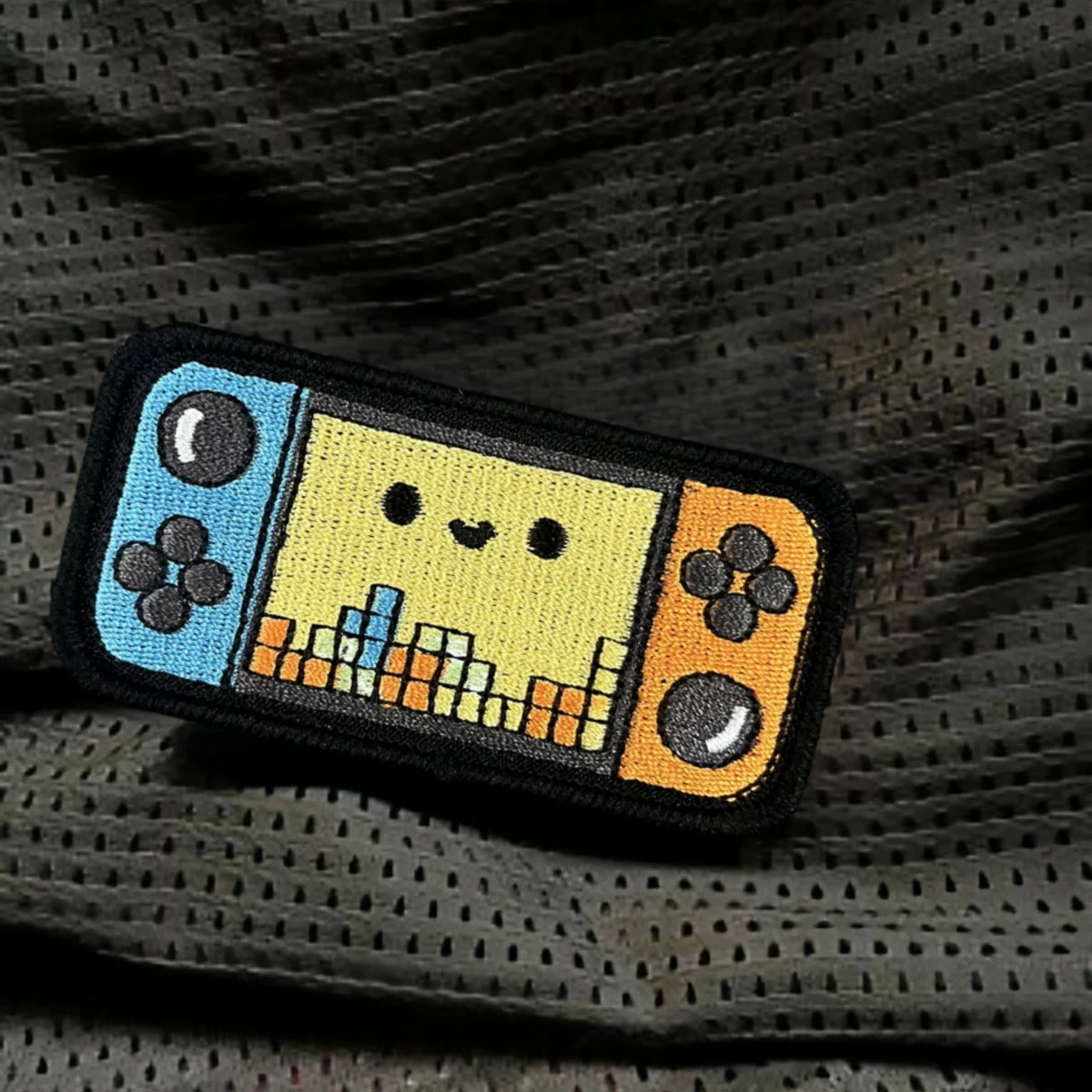 Parche de gancho y bucle bordado Retro Game Boy Overlord, insignia de moral táctica, brazalete militar, ropa, pegatinas para mochila - imagen 4