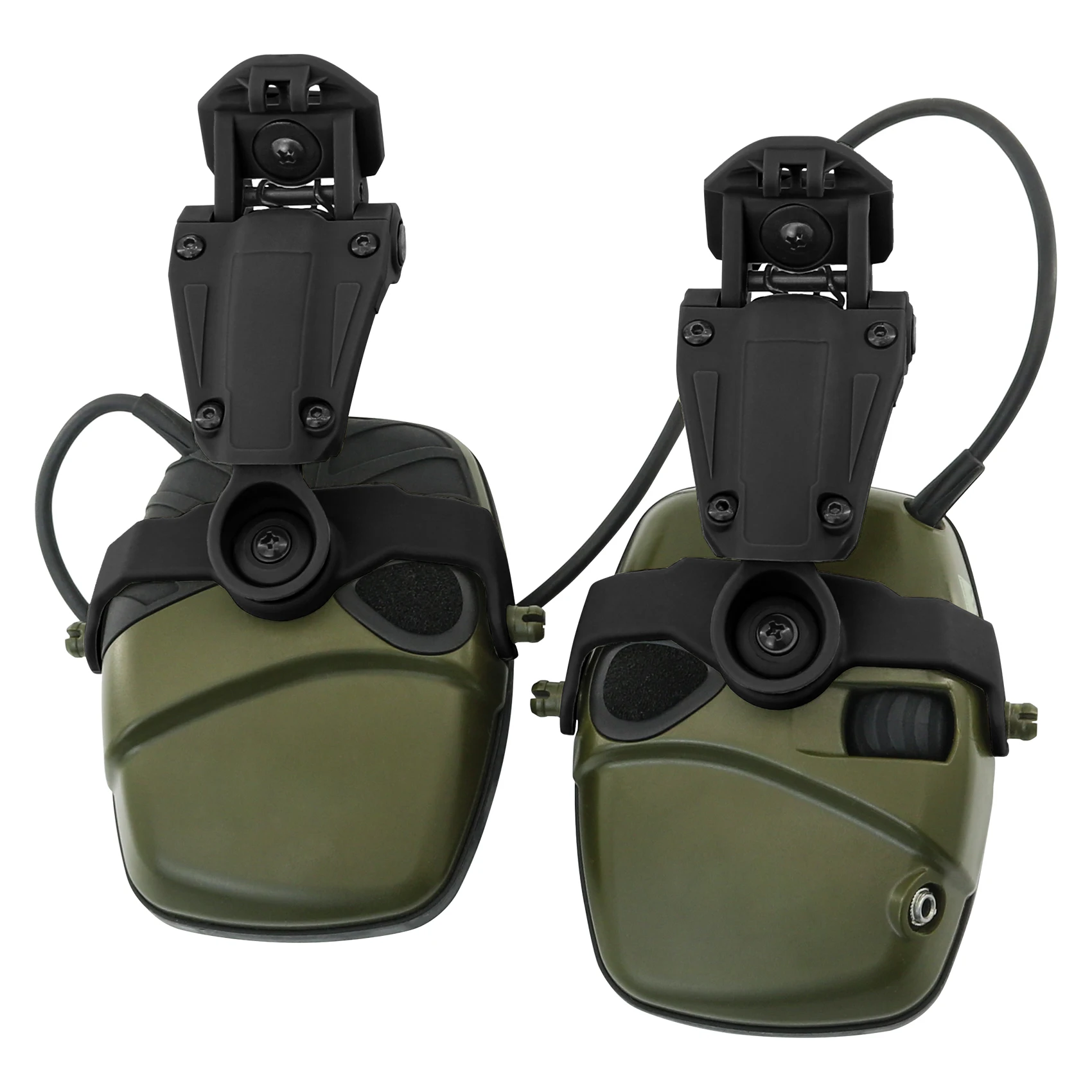 Adaptador de riel de arco para casco táctico, para Howard Wright Honeywell Impact Sport, protección auditiva táctica, auriculares de tiro - imagen 5