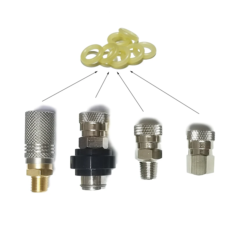 Arandela de junta tórica de juntas tóricas de sellado de poliuretano de alta resistencia 90 Duro para buceo de desconexión rápida de 8mm montañismo - imagen 2