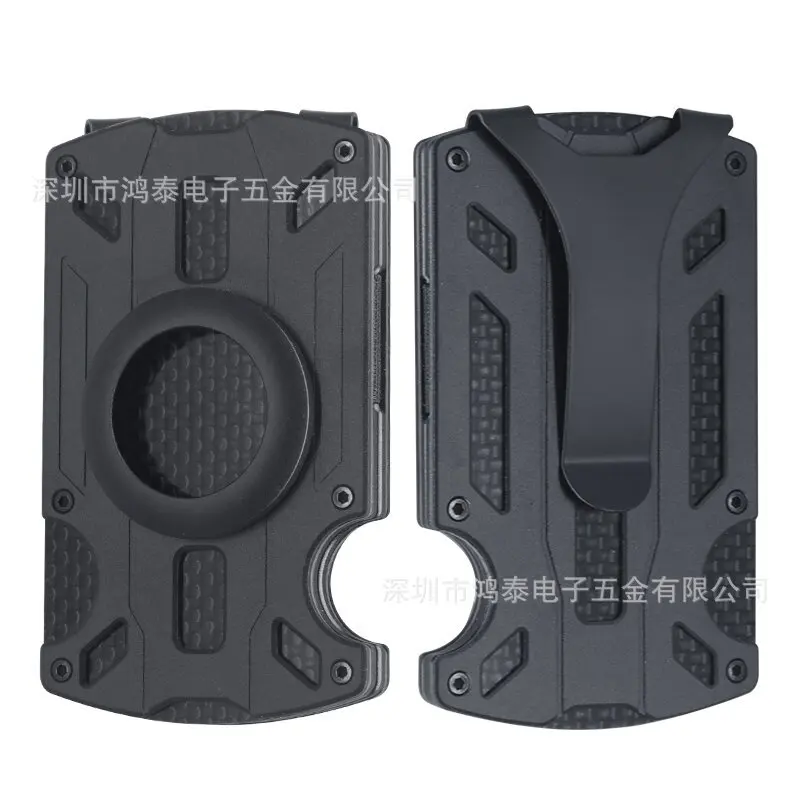 Cartera RFID ultrafina de metal con clip para tarjetas y aluminio - imagen 5