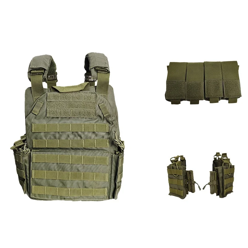 Chaleco táctico de liberación rápida para exteriores, traje de camuflaje, traje de entrenamiento físico, colgante en el pecho - imagen 2