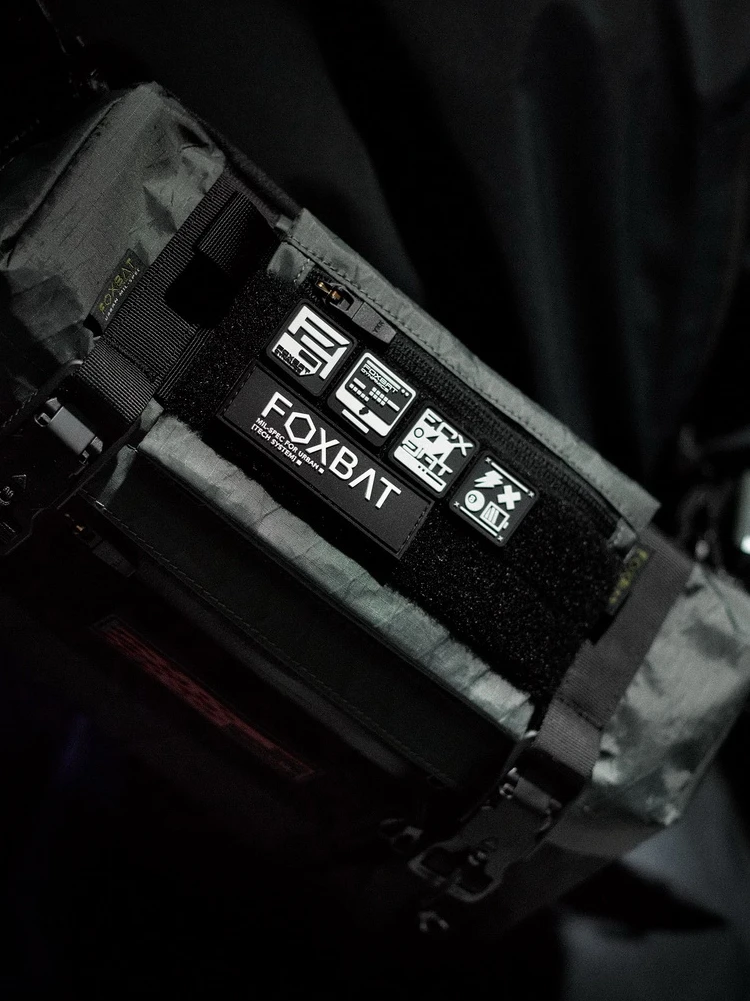 FOXBAT Lightning Mini parche de PVC electricidad estilo USB brazalete táctico de 1 pulgada bordado DIY decoración para ropa y mochilas - imagen 3