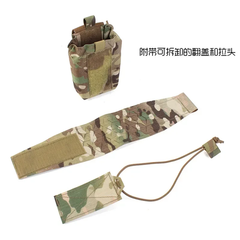Bolsa táctica para exteriores estilo SS SPUD, bolsa Molle multiusos, cinturón táctico, bolsa para Radio, bolsa doble 5,56, 545, Camo PH54 - imagen 5