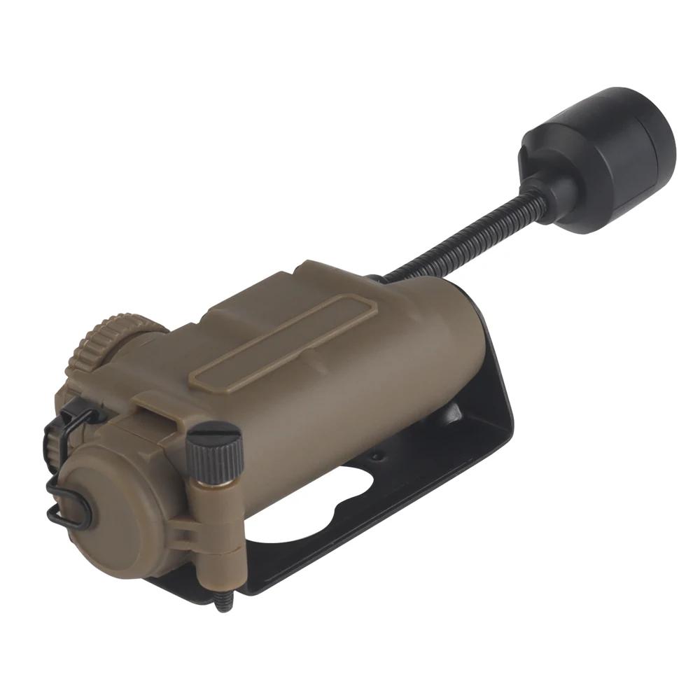 Lámpara táctica para casco, linterna para cabeza, luz IR roja, verde, azul y blanca, luz LED estroboscópica IFF, linterna para caza al aire libre, equipo Airsoft - imagen 4