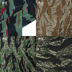 Babero táctico Tiger Stripe Miami con malla elástica transpirable