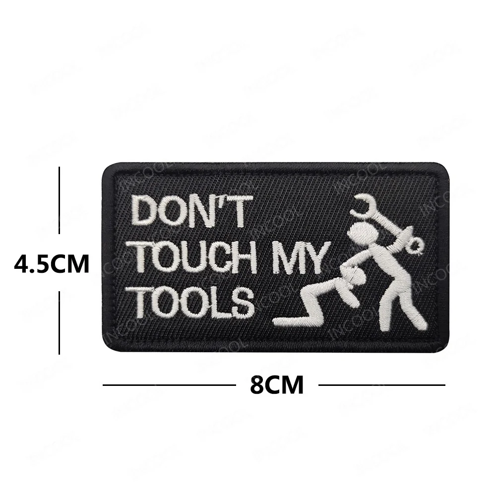 Bordado del alfabeto inglés, frases motivacionales, eslogan divertido, palabras, parches, apliques, insignias de tira de Chevron - imagen 2