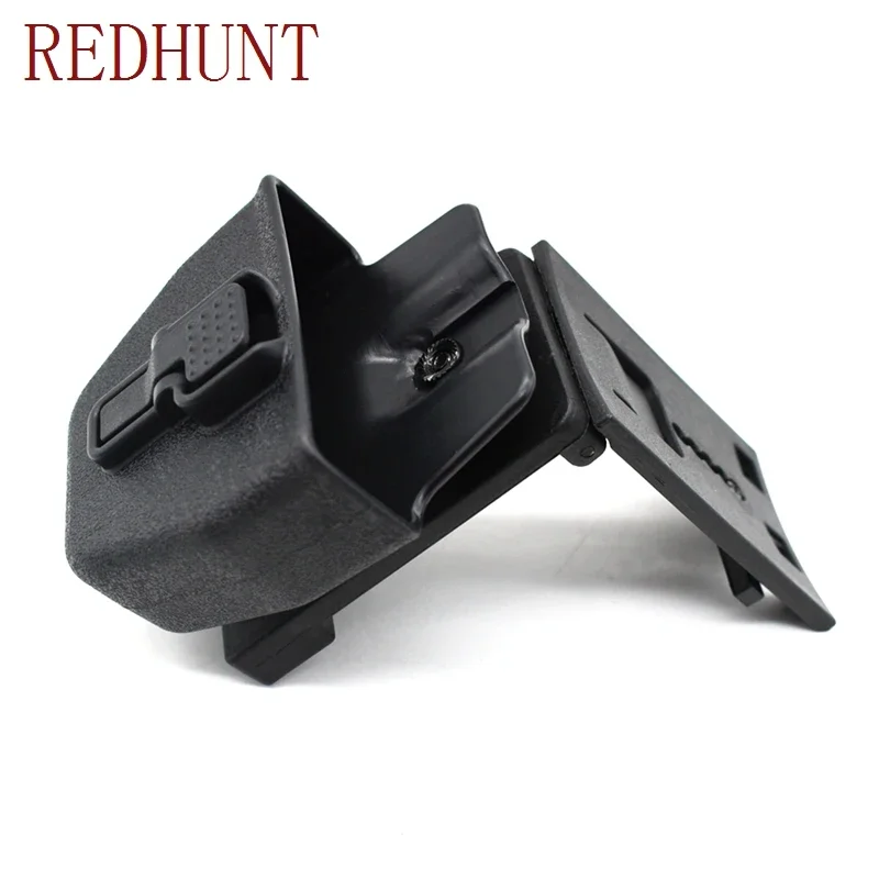 Nueva funda táctica para esposas, funda para grilletes, bolsa con Clip para la cintura, funda para puño, accesorios de caza superiores abiertos - imagen 3