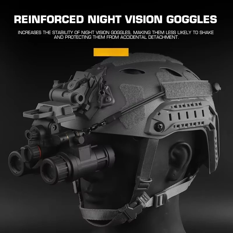 Cordón táctico NVG V4, cuerda elástica de retención, correa antipérdida para dispositivos de visión nocturna montados en casco PVS7 PVS14 PVS31 - imagen 5