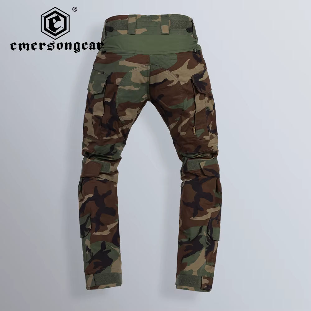 EMERSONGEAR-pantalones de combate para caza, pantalón táctico de combate para Airsoft Emerson G3, uniforme BDU Airsoft, Woodland - imagen 2