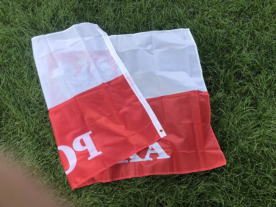 BANDERA SKY 90*150cm bandera de águila de la República de Polonia banderas polacas blanco rojo UE Polonia banderas decoración del hogar interior y exterior - imagen 5