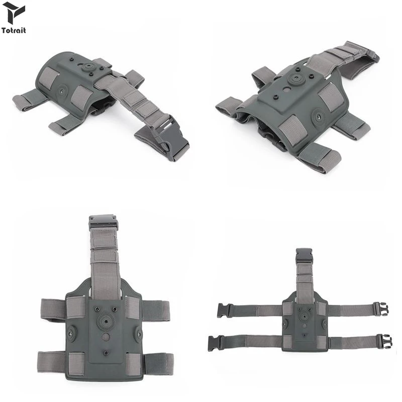 Plataforma táctica de pierna caída, funda de pistola militar Universal, adaptador de paleta para tiro al aire libre, accesorios Airsoft - imagen 2