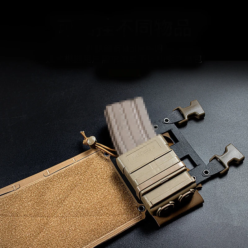 Bolsa de expansión de aparejo de pecho multifuncional, cómoda bolsa de bolsillo GP de lado Molle para chaleco de caza de Paintball - imagen 4