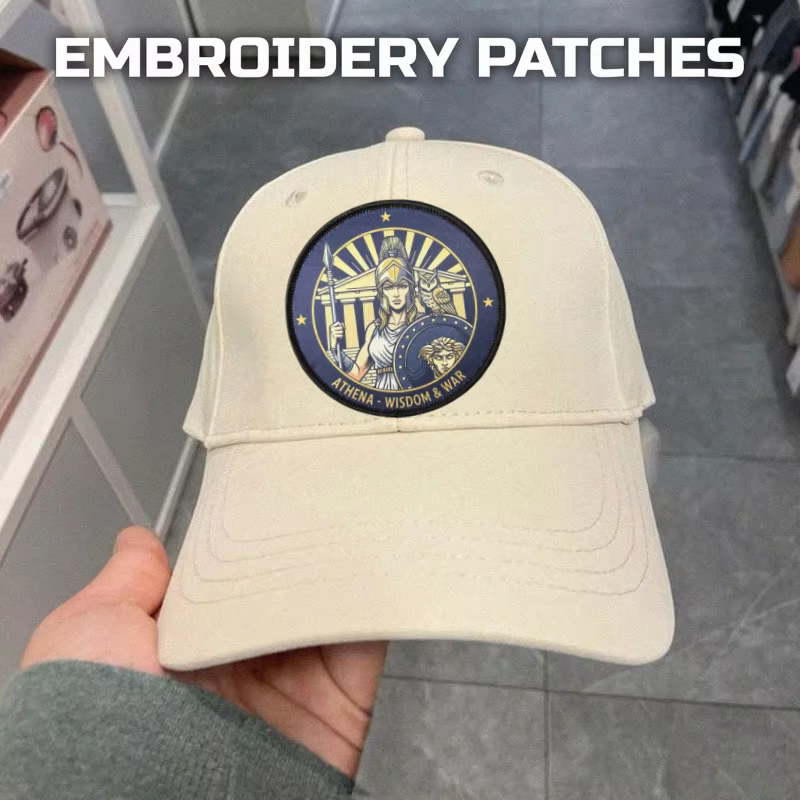 Parche táctico Athena estampado para chaleco MOLLE con velcro - imagen 4