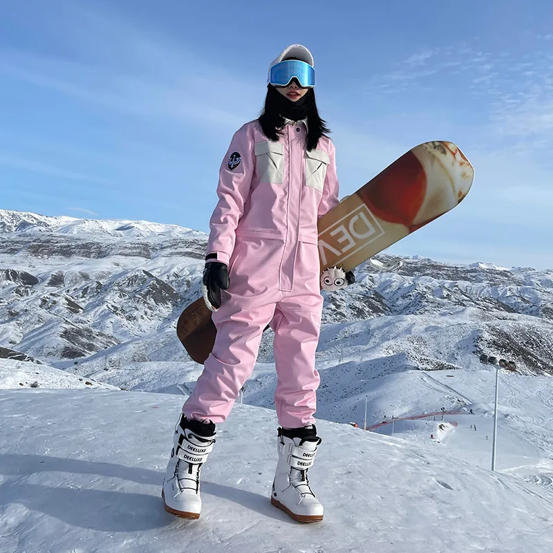 Searipe-traje de esquí cálido para mujer, impermeable, a prueba de viento, chaqueta de snowboard para hombre, conjunto de pantalones, trajes de nieve para mujer, abrigo Unisex para exteriores - imagen 2